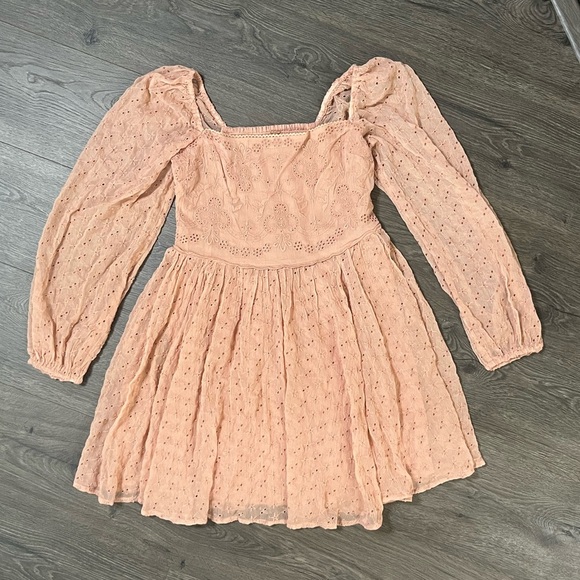 *NWOT* Free People Malina Mini Dress - Sun Blush - Picture 3 of 5